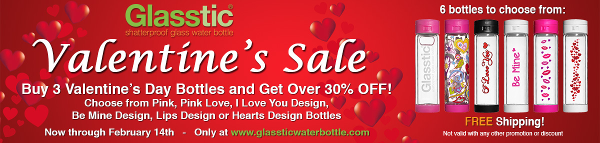 Glasstic Valentine Sale
