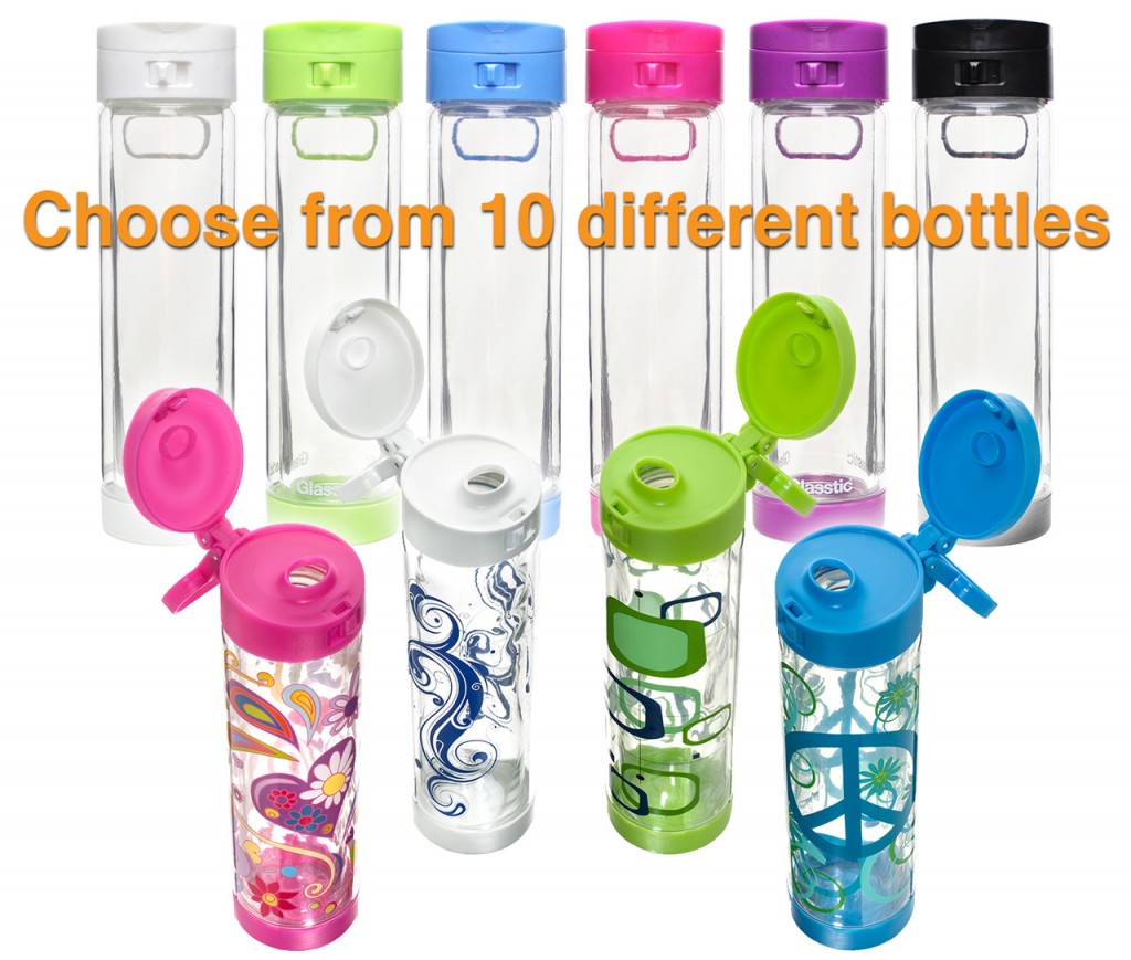 June Glasstic Shatterproof Glass Water Bottle Giveaway