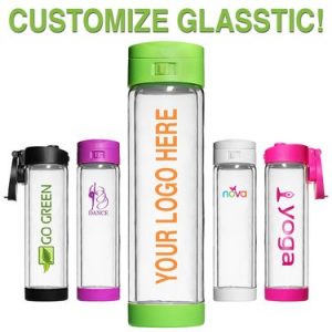 Custom Glass Water Bottle
