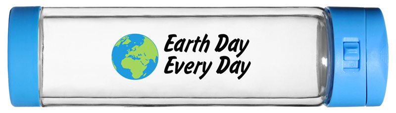Earth Day design bottle