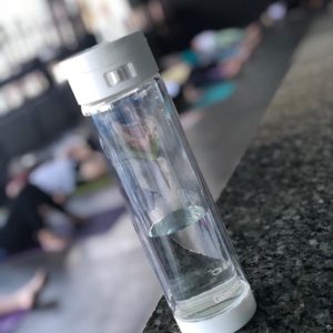 Don't Break the Bank - Glasstic reusable water bottle