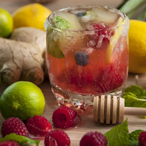 fruit infused water - boost your immune system