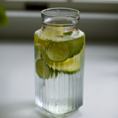 spring water recipes - cucumber