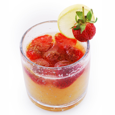 spring water recipes - strawberry and lemon