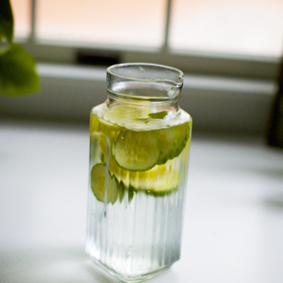 Healthy Substitutes for Water - Cucumber Slices