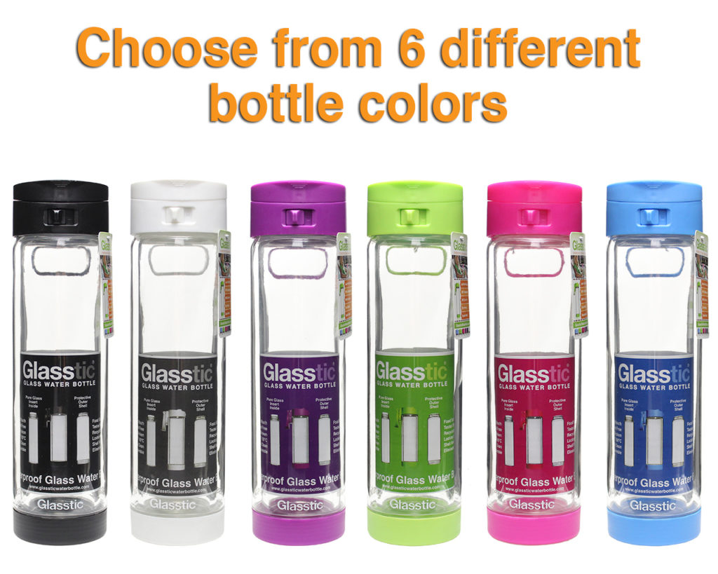 March Glasstic Bottle Giveaway - 6 colors to choose from